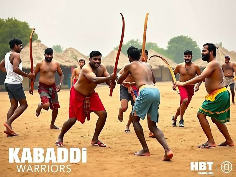 Kabaddi Warriors Village Mode Kabaddi Warriors village tournament mode showing traditional Indian rural kabaddi ground